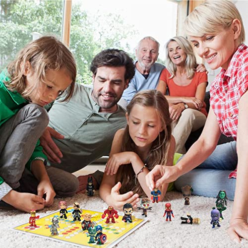 YINGCHENG 26 Pieces Superhero Mini Action Figures Sets for Boys Titan Hero Series Small Super Hero Sets，Ornaments Toys Supplies，Birthday Party Gifts Cupcake Toppers Decoration