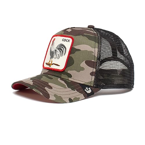 Goorin Bros. The Farm Unisex Baseball Trucker Hat, Green (Rooster), One Size