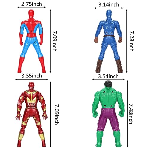 OGPIGGJA Action Figures Toys, 360-Degree Rotating Toys Press Legs Will Turn to Fight, Hand Model Intelligence Toy can Collections Display for 3-12 Years Kids Boys.
