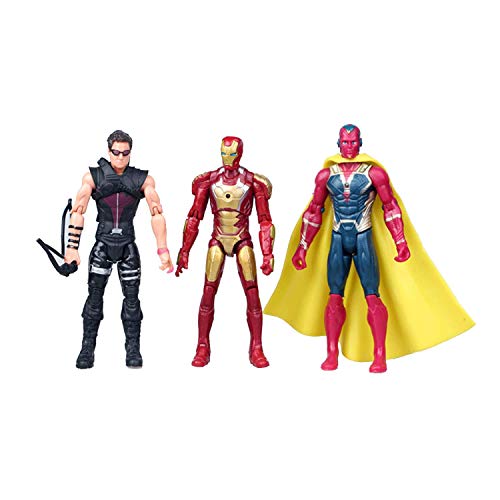 POIUYT Super Hero Series Exclusive Figure Set, 10 Collectible 6.7-Inch Action Figures