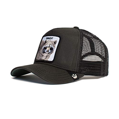 Goorin Bros. The Farm Unisex Original Adjustable Snapback Trucker Hat, Black (Bandit), One Size
