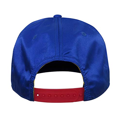 DC Comics Wonder Woman Satin Snapback Baseball Hat Blue