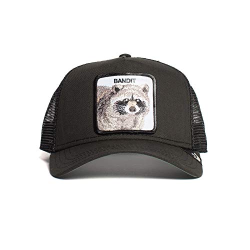 Goorin Bros. The Farm Unisex Original Adjustable Snapback Trucker Hat, Black (Bandit), One Size