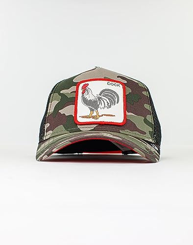 Goorin Bros. The Farm Unisex Baseball Trucker Hat, Green (Rooster), One Size