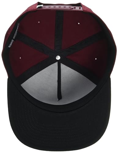 DC Men's Brackers Snapback Cap, Windsor Wine, One Size