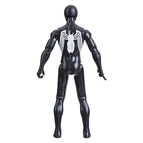 Marvel Epic Hero Series Symbiote Suit Spider-Man Action Figure, 4-Inch Toy with Accessory, Kids Ages 4 and Up, Medium
