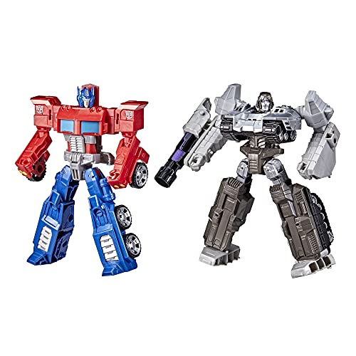 Transformers Heroes and Villains Optimus Prime and Megatron 2-Pack Action Figures. 7-inch, Easter Toys and Gifts for Kids, Ages 6+ (Amazon Exclusive)