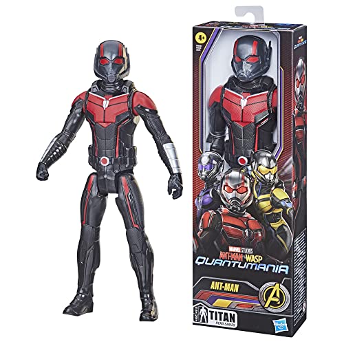 Marvel Quantumania Titan Hero Ant-Man Action Figure, 12-Inch Super Hero Toy for Kids Ages 4 and Up