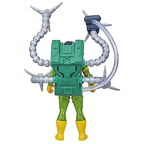 Marvel Spider-Man Aqua Web Warriors 4-Inch Doc Ock Action Figure with Refillable Water Gear Accessory, Action Figures for Boys and Girls 4 and Up