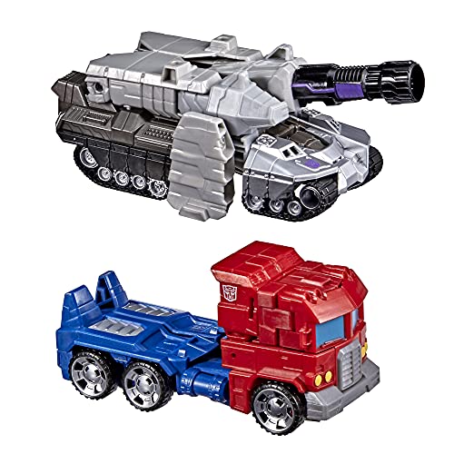 Transformers Heroes and Villains Optimus Prime and Megatron 2-Pack Action Figures. 7-inch, Easter Toys and Gifts for Kids, Ages 6+ (Amazon Exclusive)