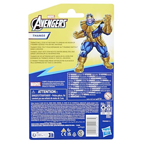 Marvel Epic Hero Series Thanos Deluxe Action Figure, 4-Inch-Scale, Avengers Super Hero Toys for Kids 4 and Up