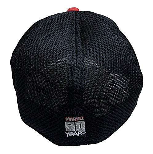 New Era Marvel Comics Neo Logo 80th Cap 39THIRTY Fitted Hat (M/L) Black
