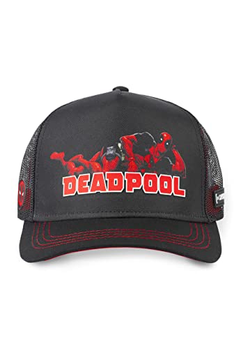 Capslab Marvel Deadpool Cap CL-MAR4-1-DEA3, Mens, Cap, Black