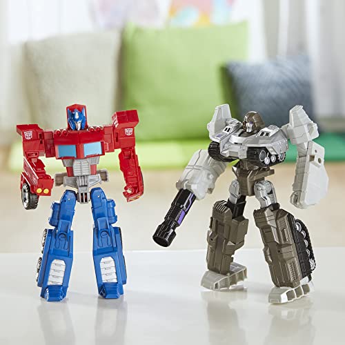 Transformers Heroes and Villains Optimus Prime and Megatron 2-Pack Action Figures. 7-inch, Easter Toys and Gifts for Kids, Ages 6+ (Amazon Exclusive)