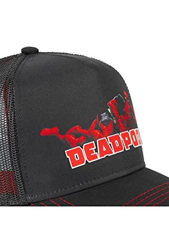 Capslab Marvel Deadpool Cap CL-MAR4-1-DEA3, Mens, Cap, Black