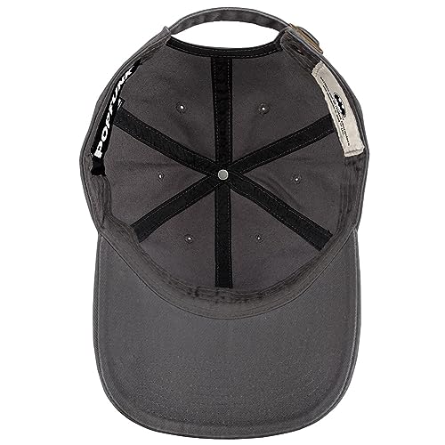 Popfunk Official Batman Cute Chibi Character Dad Hat - The U18 Adjustable Relaxed-Fit Cap - Unisex for Men and Women, Charcoal