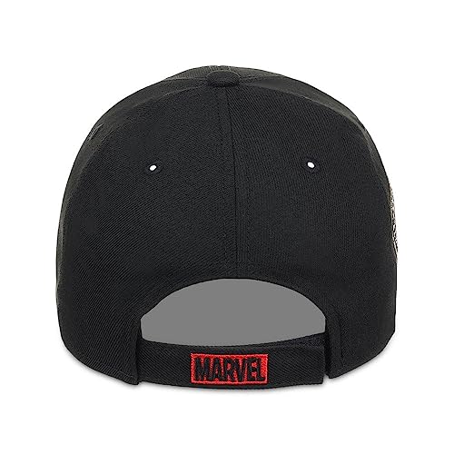 Marvel Avengers Comic UV Adjustable Hook-and-Loop Curved Bill Cap blk