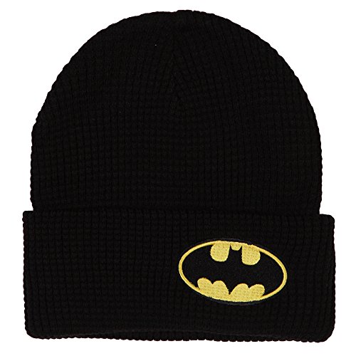 DC Comics Batman Side Logo Unisex Knit Cuff Beanie Black