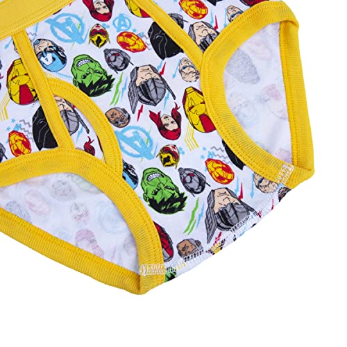 Marvel Boys Underwear - 8-Pack Cotton Toddler/Little Kid/Big Kid Size Briefs Kids Hulk, Captain Americ and more! Assorted