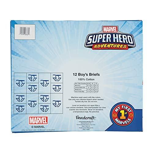 Marvel boys Hero Avengers Underwear Multipacks Briefs, Box 12pk, 4T US