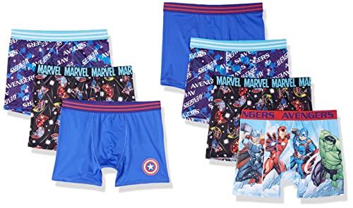 Marvel boys Hero Avengers Underwear Multipacks Boxer Briefs, Avngr 7pk Ath B, 4 US