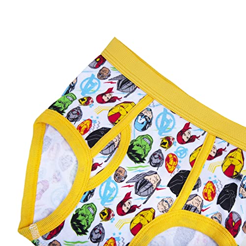 Marvel Boys Underwear - 8-Pack Cotton Toddler/Little Kid/Big Kid Size Briefs Kids Hulk, Captain Americ and more! Assorted