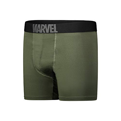 Marvel The Punisher Performance Mesh Underwear Boxer Briefs 3-Pair Pack (Small)