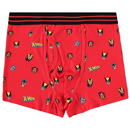 Marvel Mens Comics Boxer Briefs - X-Men Wolverine Mens Underwear - 2 Pack Boxer Briefs (Multicolor, X-Large)
