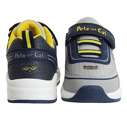 Josmo Boy's Pete The Cat Sneakers (Toddler/Little Kid), Navy/Grey, 10