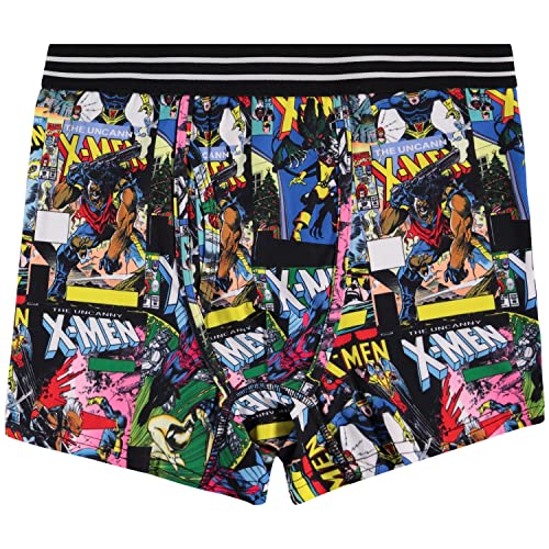 Marvel Mens Comics Boxer Briefs - X-Men Wolverine Mens Underwear - 2 Pack Boxer Briefs (Multicolor, X-Large)