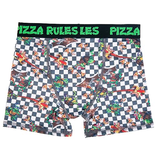 Teenage Mutant Ninja Turtles Boys' Mutant Mayhem 7PK Athletic Boxer Briefs with Leonardo, Donatello, Raphael & Michelangelo, 7-Pack, 6