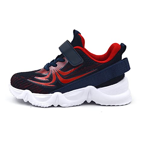 TISGOTAN Kid Sneakers Boy Spider Shoes Trail Running Shoes Walking Shoes TS03 Navy 3 Big Kid