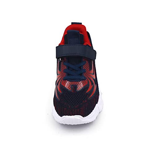 TISGOTAN Kid Sneakers Boy Spider Shoes Trail Running Shoes Walking Shoes TS03 Navy 3 Big Kid