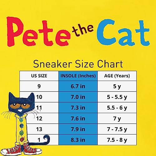 Josmo Boy's Pete The Cat Sneakers (Toddler/Little Kid), Navy/Grey, 10