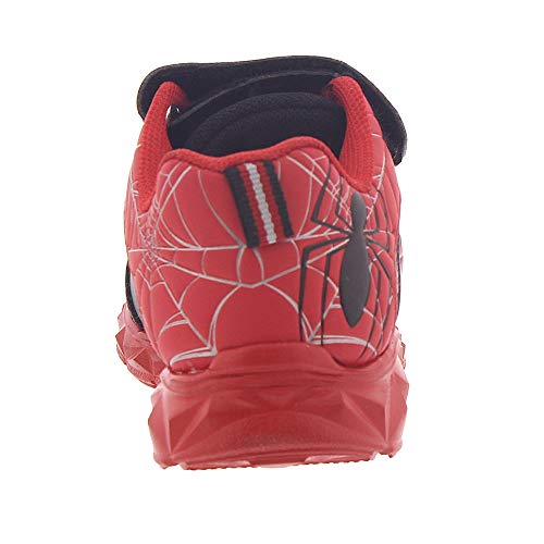 Spiderman Boys Marvel Lighted Athletic/Sneakers Toddler/Little Kid Red (10 M US Toddler)