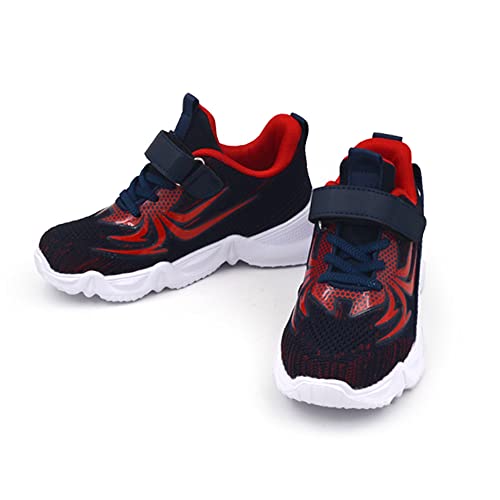 TISGOTAN Kid Sneakers Boy Spider Shoes Trail Running Shoes Walking Shoes TS03 Navy 3 Big Kid
