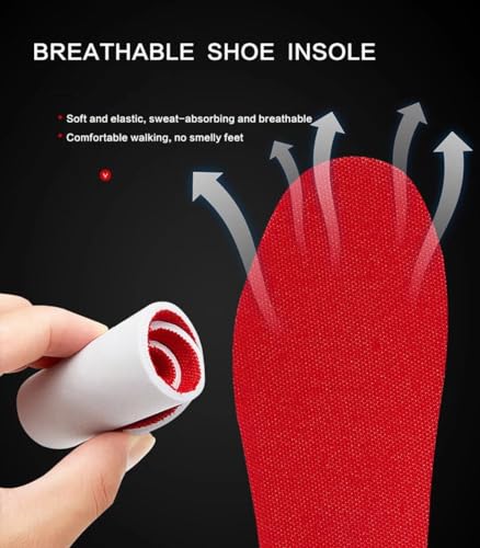 Boys Girls Shoes Lightweight Strap Slip On Sneakers for Kids Tennis Jumping Traveling Outdoor Cartoon Sports Shoes for Boy Red Size 1 US