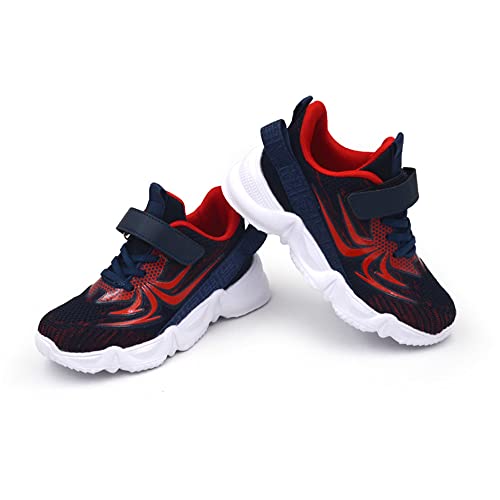 TISGOTAN Kid Sneakers Boy Spider Shoes Trail Running Shoes Walking Shoes TS03 Navy 3 Big Kid