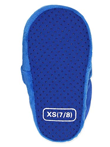 Marvel Avengers Superhero Boys Toddler Plush Aline Slippers (9-10 M US Toddler, Blue)