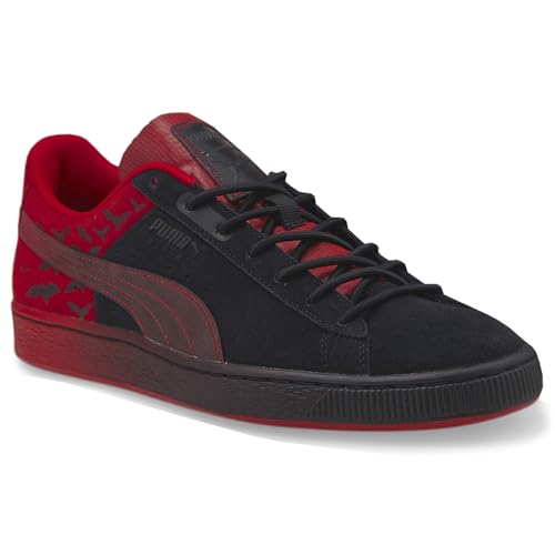 Puma Mens Suede Classic Batman Lace Up Sneakers Shoes Casual - Black, Red - Size 10 M