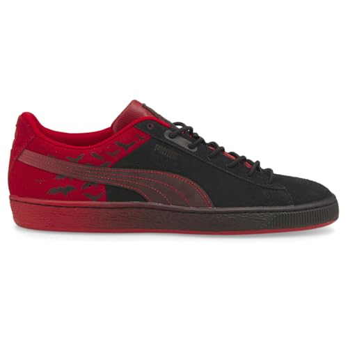 Puma Mens Suede Classic Batman Lace Up Sneakers Shoes Casual - Black, Red - Size 10 M