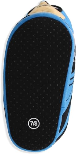 Josmo Boy's Slipper Dark Knight Superhero Lightweight Comfort Soft Aline House Shoes, 3D Plush Batman, 9-10 Toddler