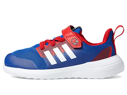 adidas Fortarun 2.0 Running Shoe, Team Royal Blue/White/Better Scarlet (Spider-Man), 3 US Unisex Little Kid