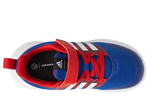 adidas Fortarun 2.0 Running Shoe, Team Royal Blue/White/Better Scarlet (Spider-Man), 3 US Unisex Little Kid
