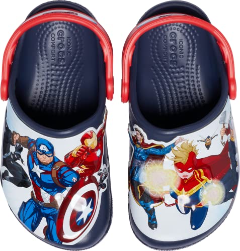 Crocs Kids' Superhero Clog, Avengers Patch, 10 US Unisex Toddler