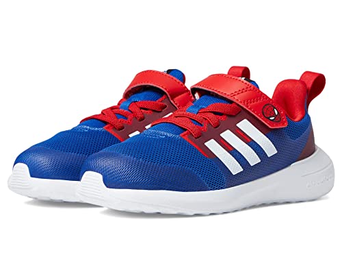 adidas Fortarun 2.0 Running Shoe, Team Royal Blue/White/Better Scarlet (Spider-Man), 3 US Unisex Little Kid