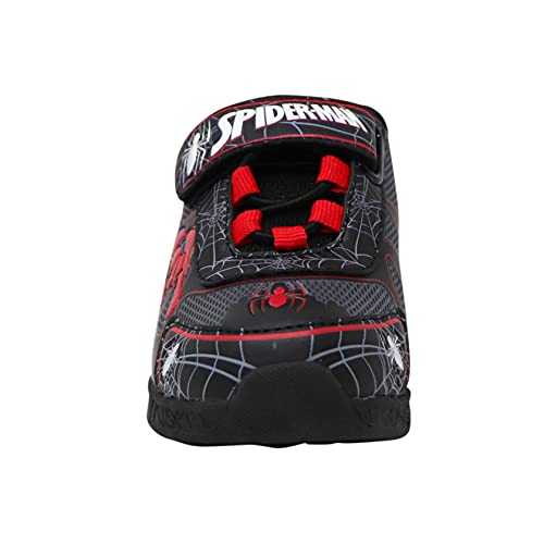Favorite Characters Marvel Toddlers Spider-Man Light-Up Shoes, 11.5 Little Kid Black