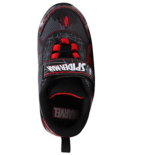 Favorite Characters Marvel Toddlers Spider-Man Light-Up Shoes, 11.5 Little Kid Black