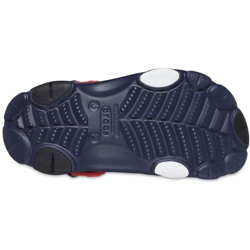Crocs Classic All-Terrain Spiderman Clogs, Navy, 5 US Unisex Big Kid