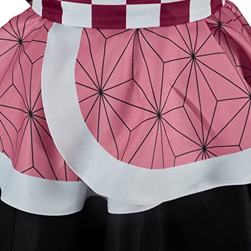 1791's lady Kamado Tanjirou Cosplay Rengoku Costume Inosuke Hashibira Kimono for Halloween Party Cosplay Outfits (Kamado Nezuko, XXXL)